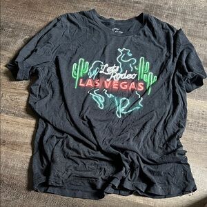 Black Las Vegas Western Rodeo T-Shirt